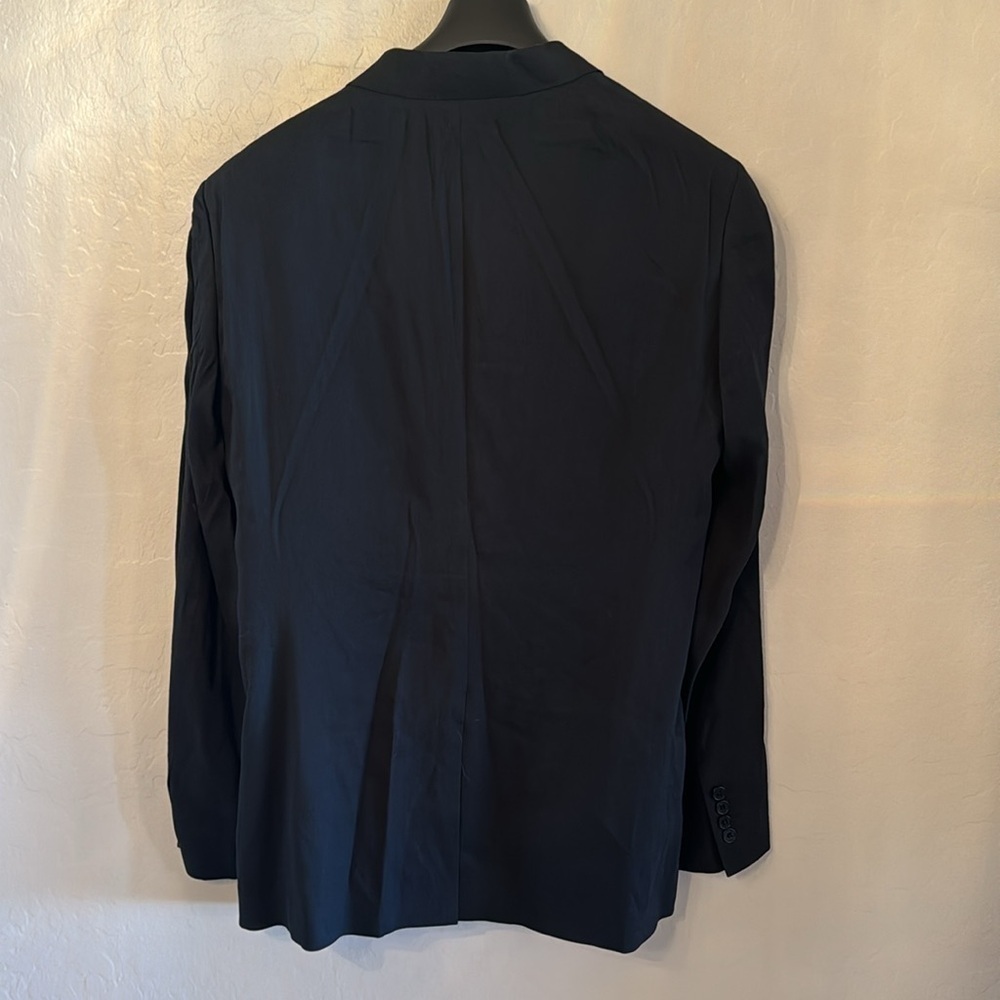 John Varvatos Black Blazer Italian made Vintage 2 button Good Condition - Picture 2 of 5